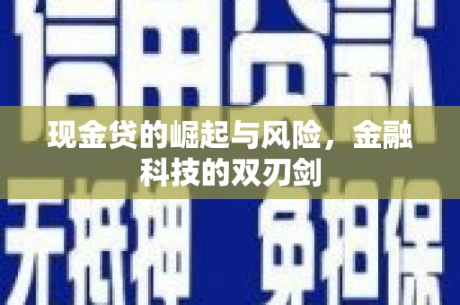 营山现金贷的崛起与风险，金融科技的双刃剑
