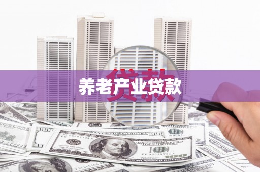 营山养老产业贷款