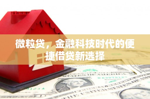 营山微粒贷，金融科技时代的便捷借贷新选择