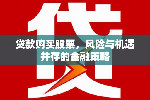 营山贷款购买股票，风险与机遇并存的金融策略
